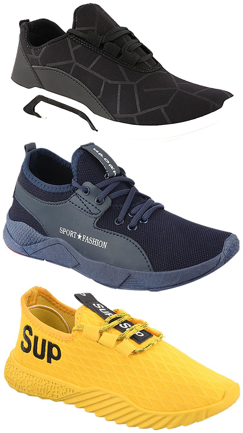 

Birde Men Multi-Color Casual Shoes - CASUAL SPORTS SNEAKERS RUNNNING SHOES - BRD-300-BLK-342-383