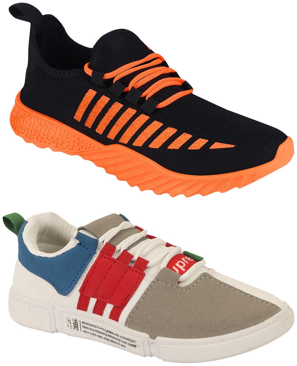 

Birde Men Multi-Color Casual Shoes - BRD-359-CHAMPION-1-WHT-GRY
