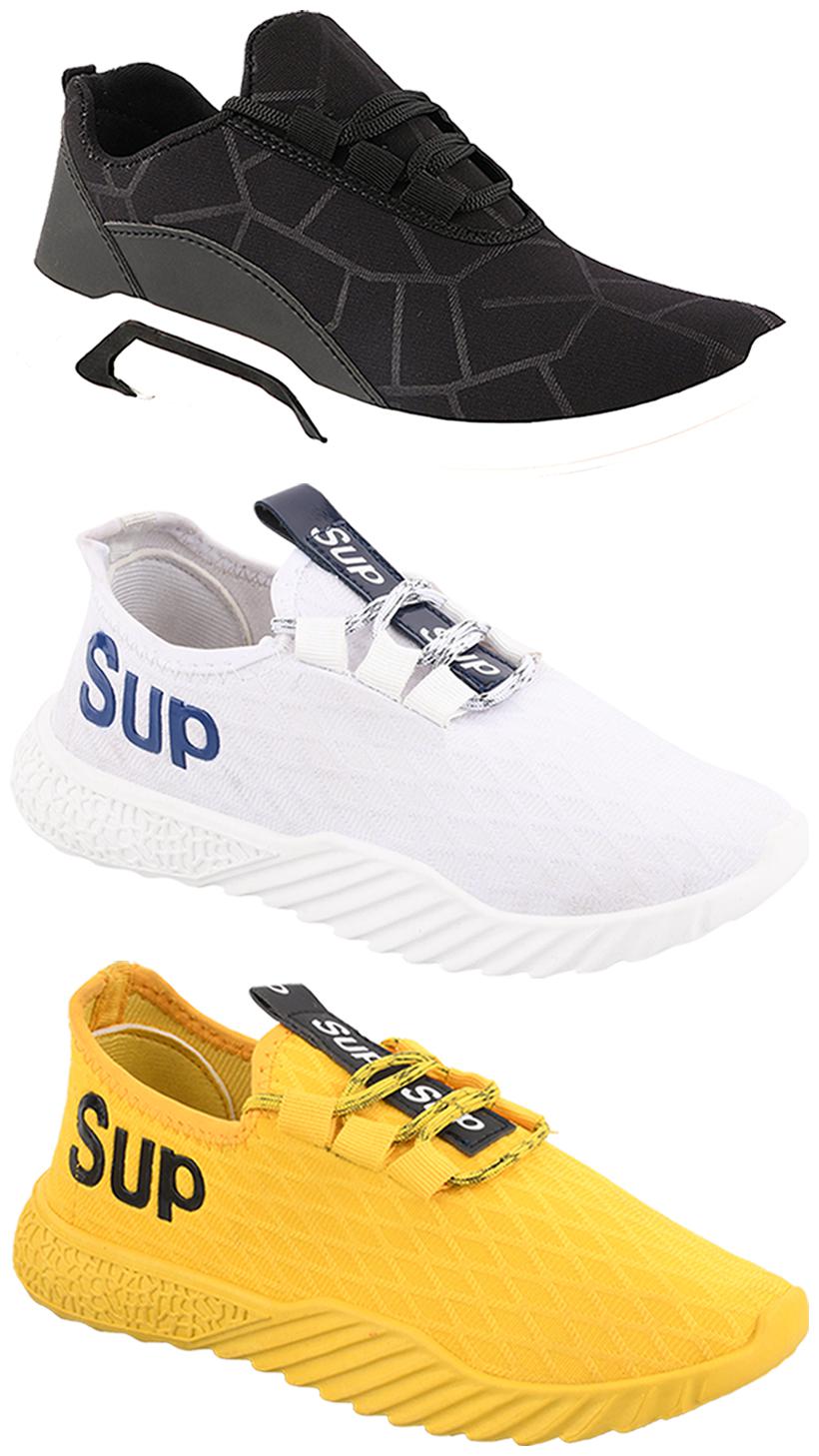 

Birde Men Multi-Color Casual Shoes - CASUAL SPORTS SNEAKERS RUNNNING SHOES - BRD-300-BLK-383-385