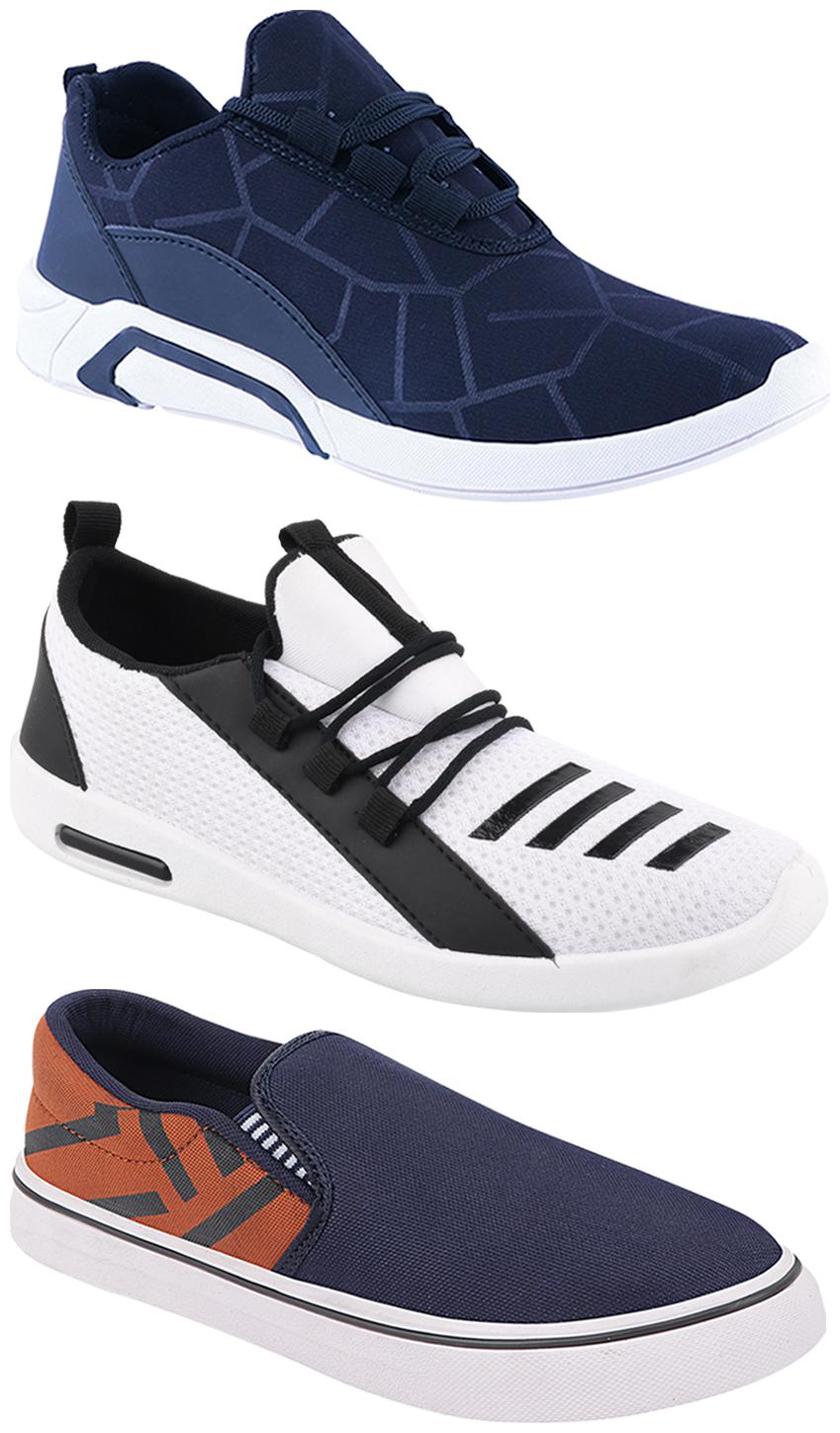 

Birde Men Multi-Color Casual Shoes - BRD-300-BLU-308-TAN-376