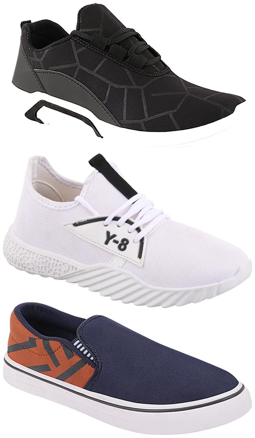 

Birde Men Multi-Color Casual Shoes - BRD-300-BLK-308-TAN-377
