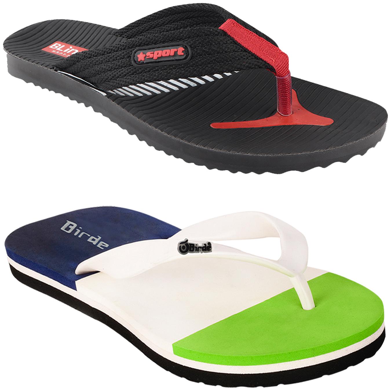 

Birde Men Multi Flip-Flops - 2 Pair