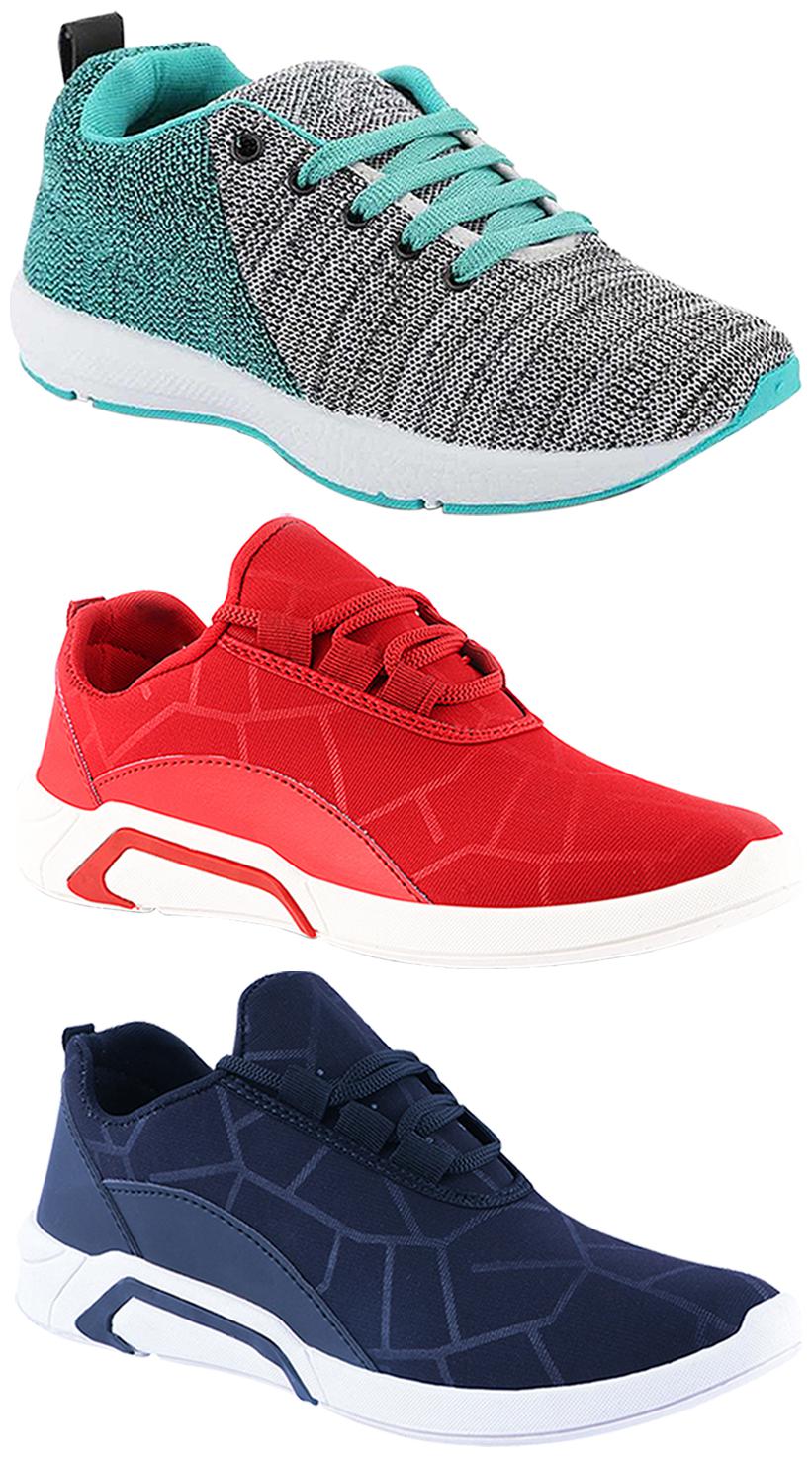 

Birde Men Multi-Color Casual Shoes - CASUAL SPORTS SNEAKERS RUNNNING SHOES - BRD-300-BLU-300-RED-221