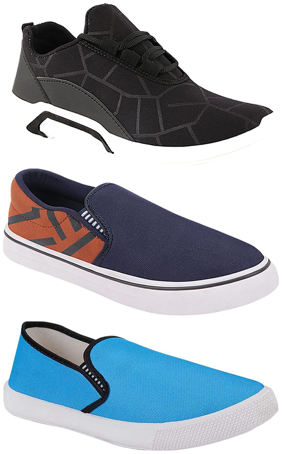 

Birde Men Multi-Color Casual Shoes - BRD-300-BLK-308-TAN-309-SKY