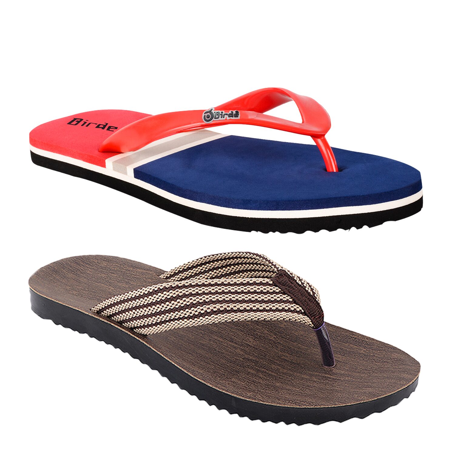 

Birde Men Multi Flip-Flops - 2 Pair