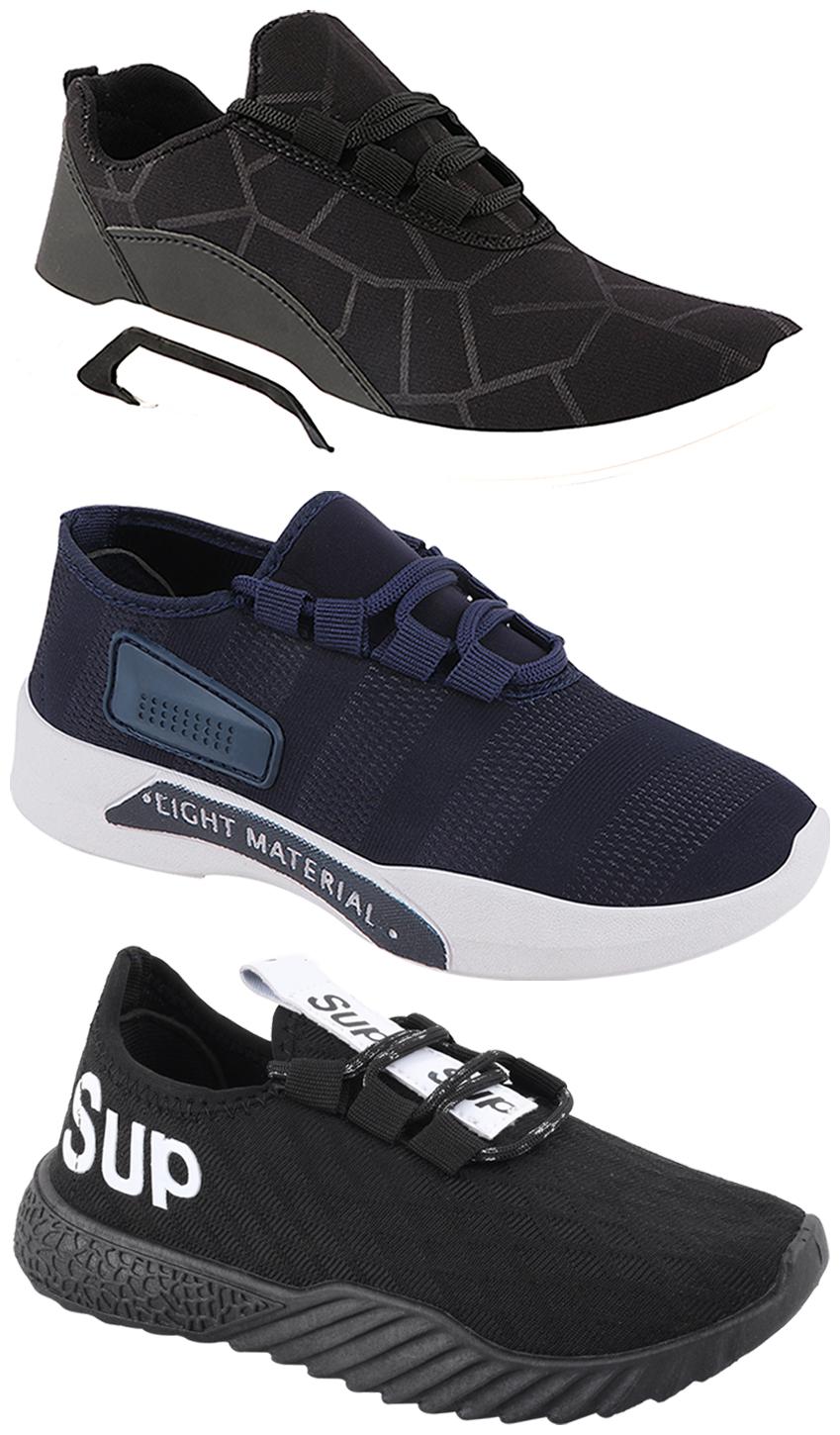 

Birde Men Multi-Color Casual Shoes - CASUAL SPORTS SNEAKERS RUNNNING SHOES - BRD-300-BLK-301-BLU-384