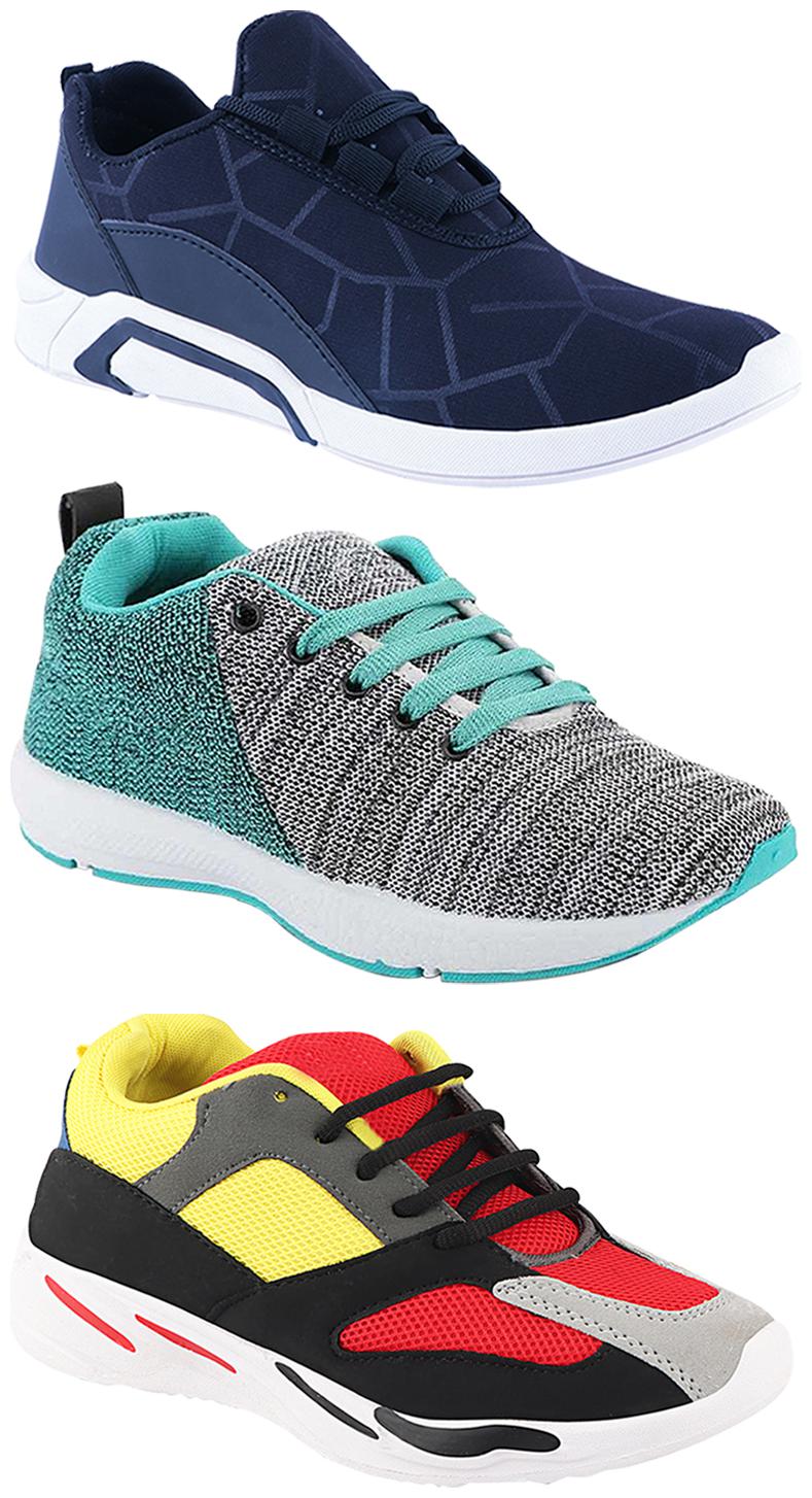 

Birde Men Multi-Color Casual Shoes - CASUAL SPORTS SNEAKERS RUNNNING SHOES - BRD-300-BLU-221-333