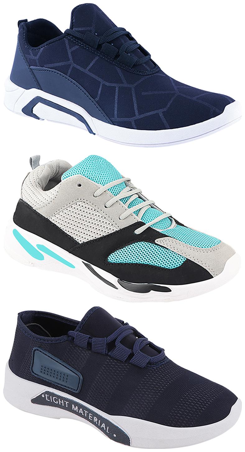 

Birde Men Multi-Color Casual Shoes - CASUAL SPORTS SNEAKERS RUNNNING SHOES - BRD-300-BLU-301-BLU-332