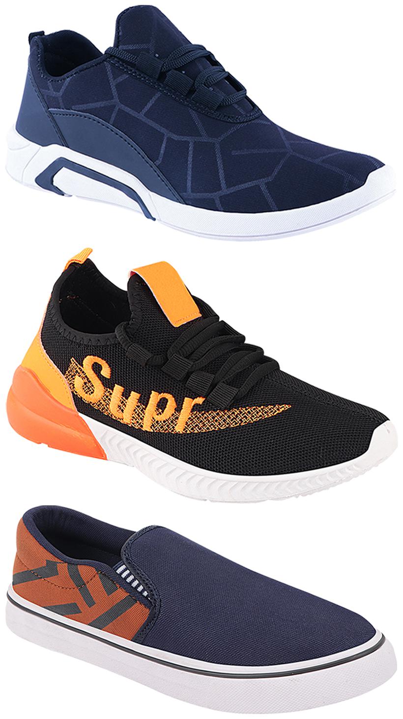 

Birde Men Multi-Color Casual Shoes - CASUAL SPORTS SNEAKERS RUNNNING SHOES - BRD-300-BLU-308-TAN-331