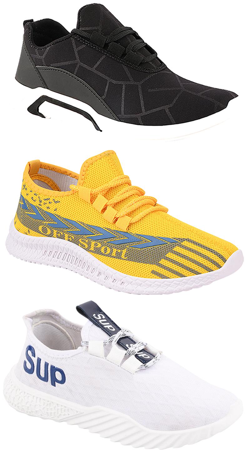 

Birde Men Multi-Color Casual Shoes - CASUAL SPORTS SNEAKERS RUNNNING SHOES - BRD-300-BLK-316-385