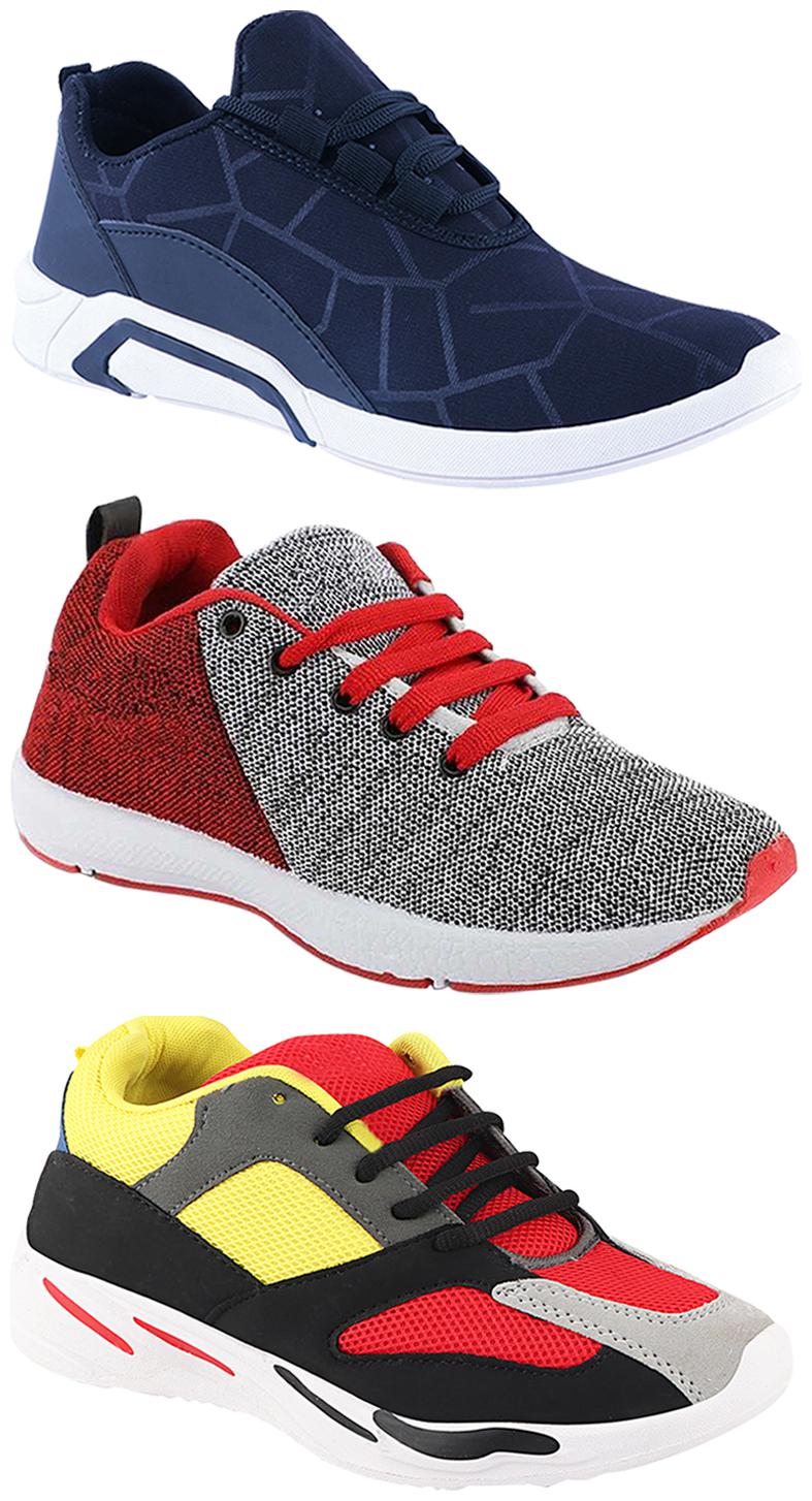 

Birde Men Multi-Color Casual Shoes - CASUAL SPORTS SNEAKERS RUNNNING SHOES - BRD-300-BLU-222-333