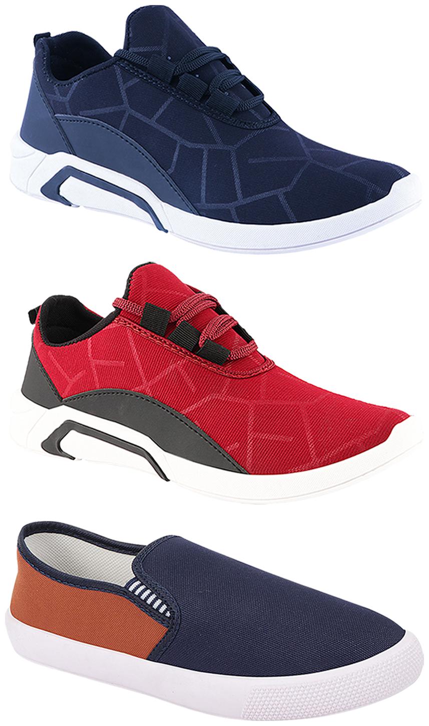

Birde Men Multi-Color Casual Shoes - BRD-300-BLU-300-CHRY-309-TAN