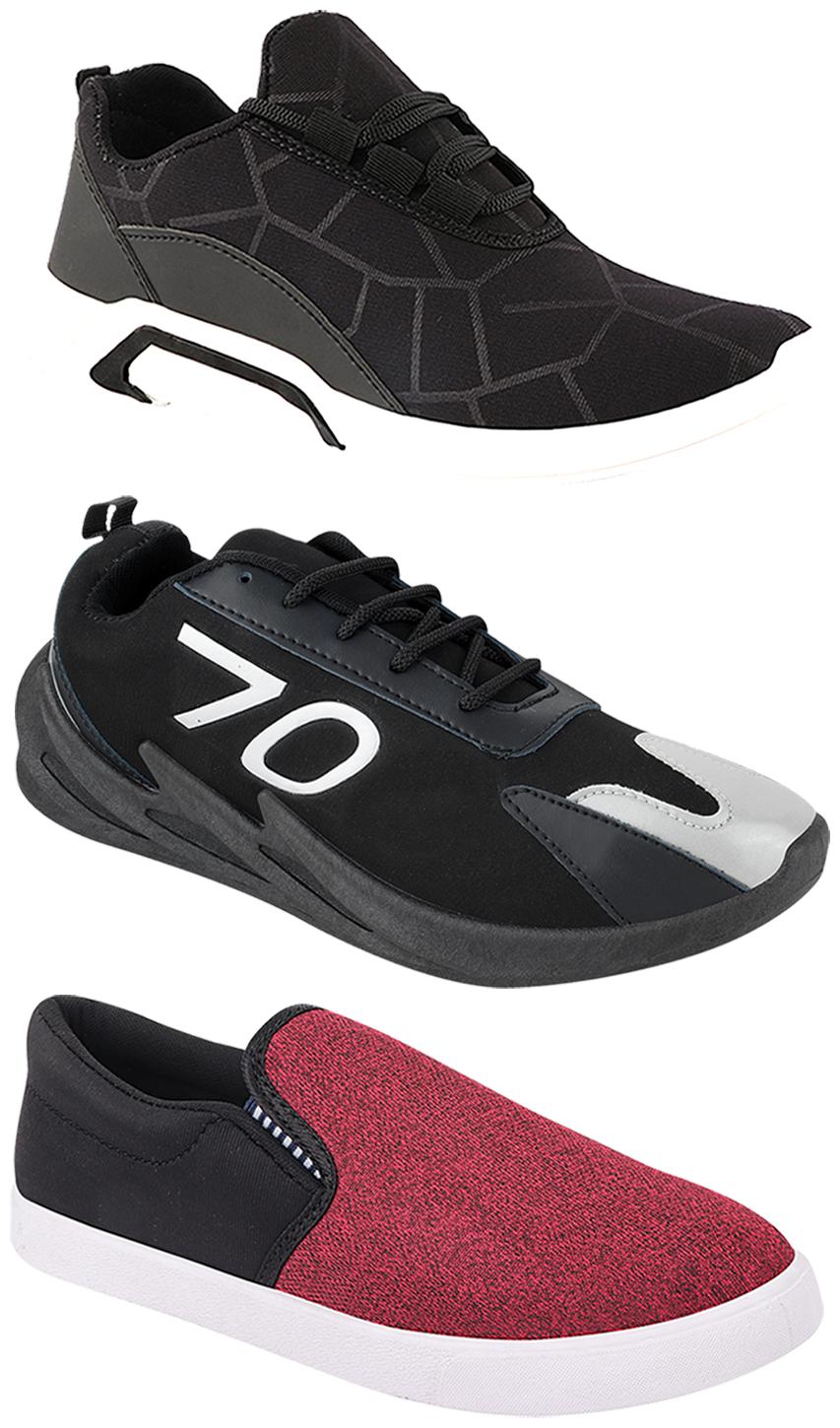 

Birde Men Multi-Color Casual Shoes - CASUAL SPORTS SNEAKERS RUNNNING SHOES - BRD-300-BLK-310-BLK-350