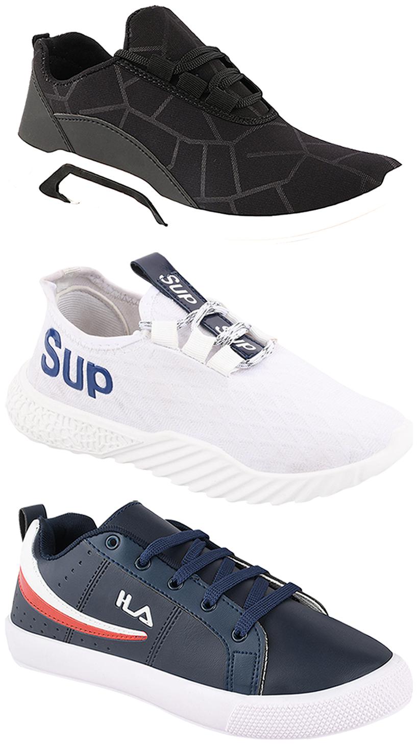 

Birde Men Multi-Color Casual Shoes - CASUAL SPORTS SNEAKERS RUNNNING SHOES - BRD-300-BLK-365-385