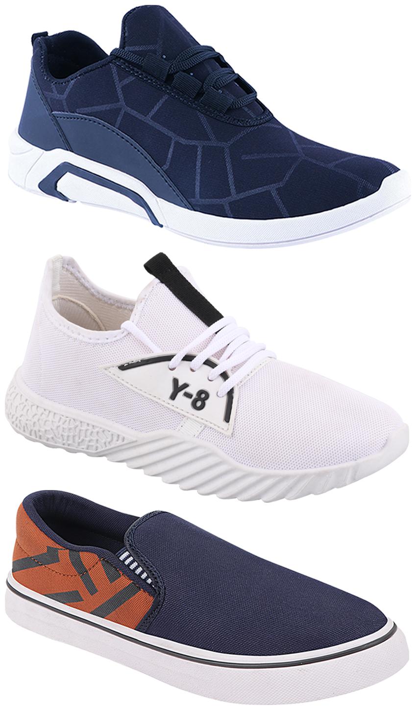 

Birde Men Multi-Color Casual Shoes - BRD-300-BLU-308-TAN-377