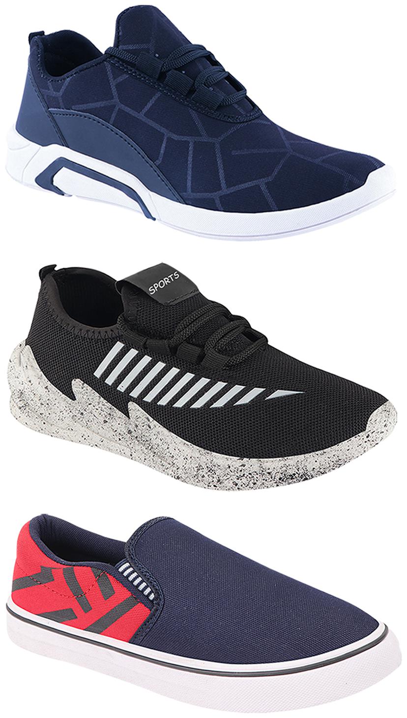 

Birde Men Multi-Color Casual Shoes - BRD-300-BLU-308-RED-324-GRY