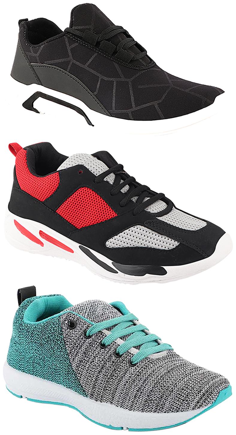 

Birde Men Multi-Color Casual Shoes - CASUAL SPORTS SNEAKERS RUNNNING SHOES - BRD-300-BLK-221-334