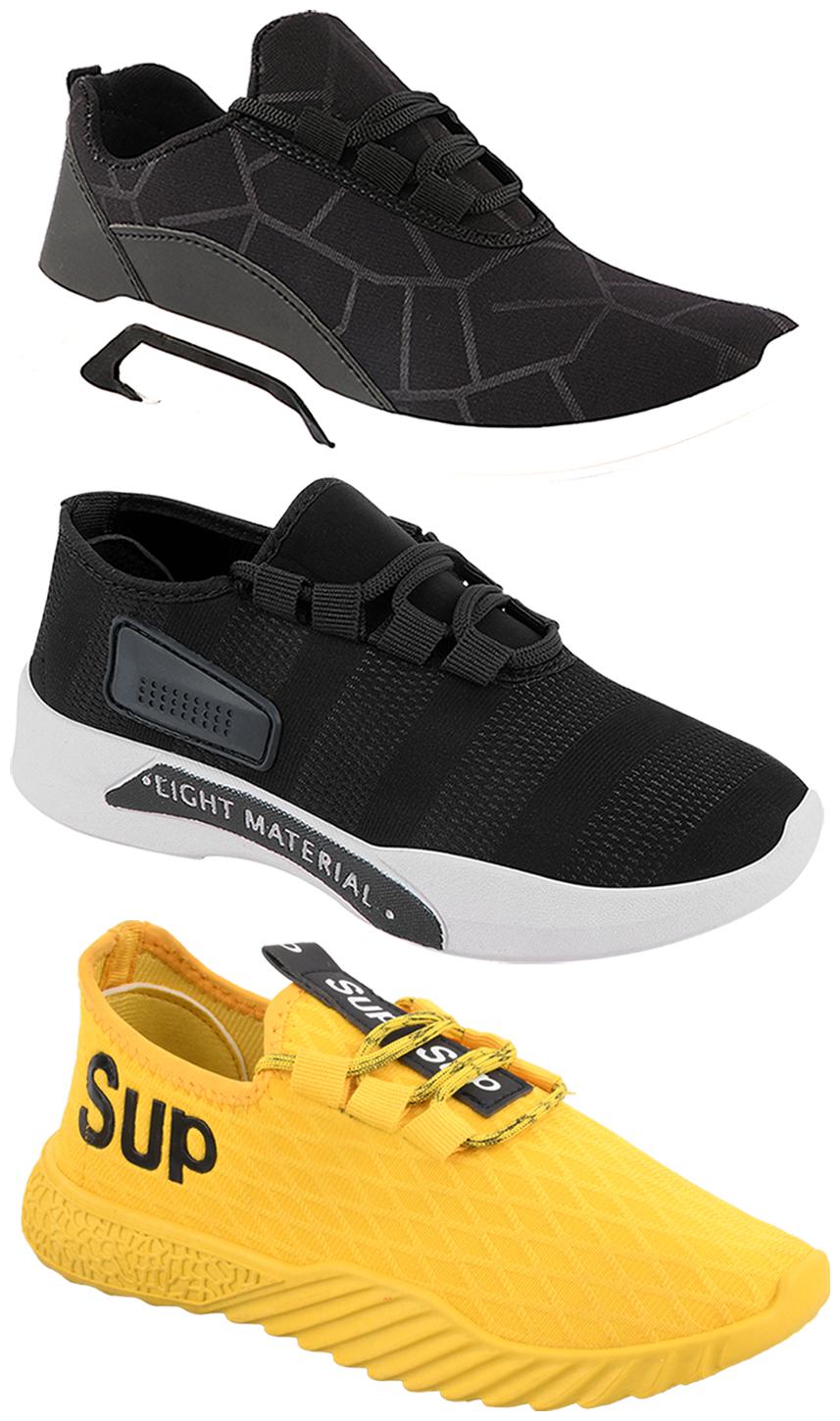 

Birde Men Multi-Color Casual Shoes - CASUAL SPORTS SNEAKERS RUNNNING SHOES - BRD-300-BLK-301-BLK-383