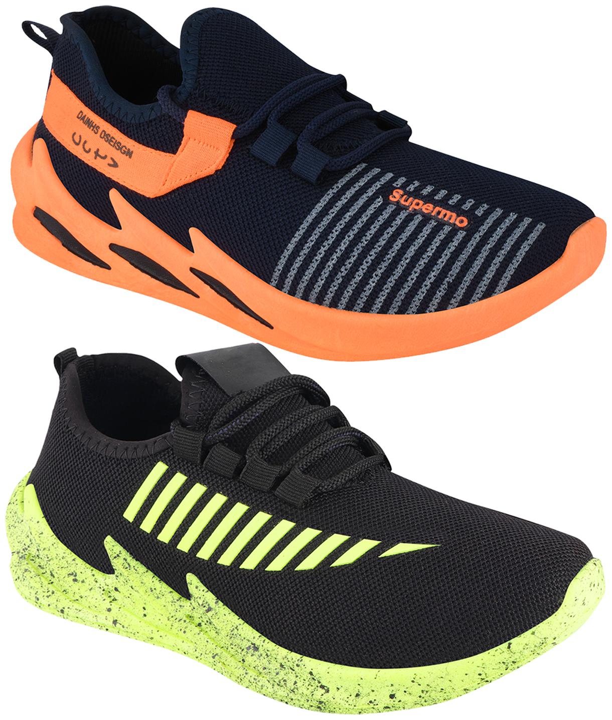 

Birde Multicolor Mesh Casual Shoes For Men (Pack of 2)