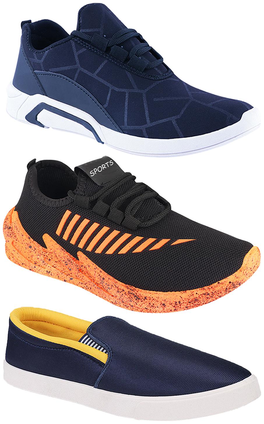 

Birde Men Multi-Color Casual Shoes - BRD-300-BLU BIRDE-52-324-ORNG