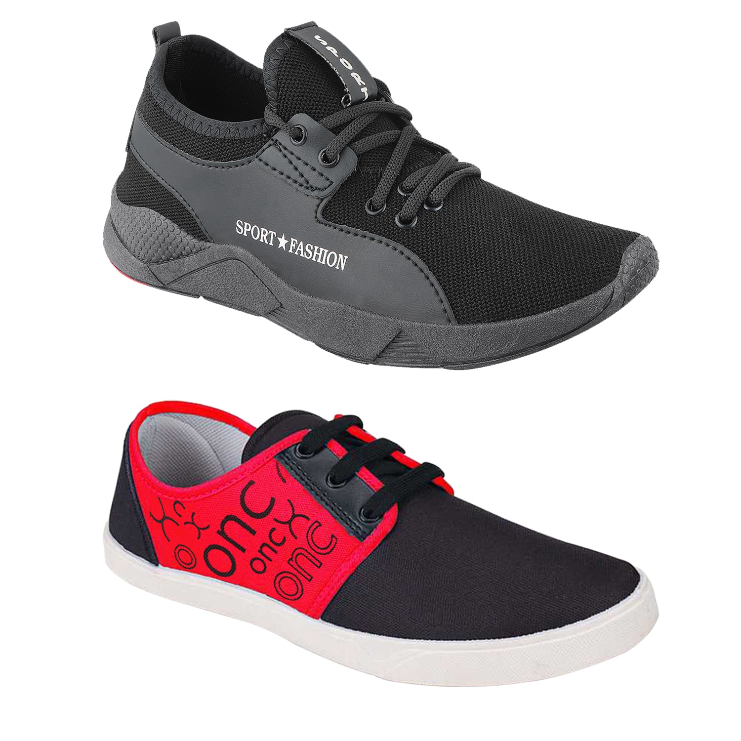 

Birde Multicolor Mesh Casual Shoes For Men (Pack of 2)