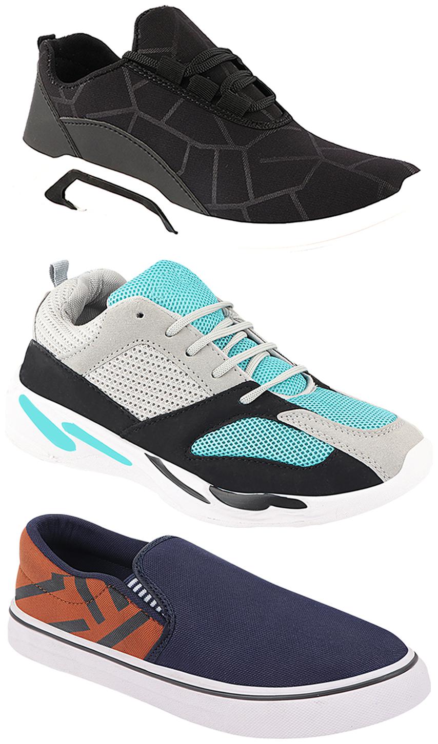 

Birde Men Multi-Color Casual Shoes - CASUAL SPORTS SNEAKERS RUNNNING SHOES - BRD-300-BLK-308-TAN-332