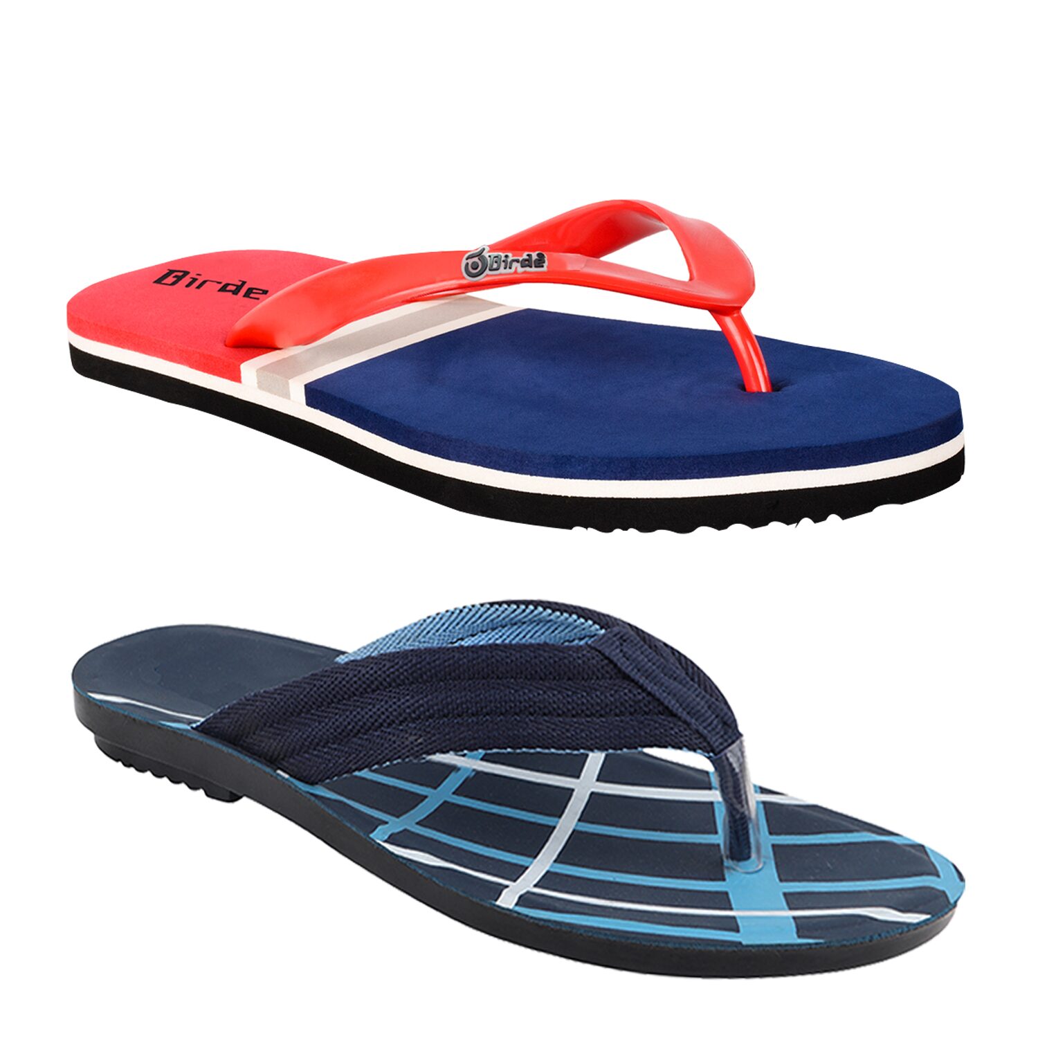 

Birde Men Multi Flip-Flops - 2 Pair