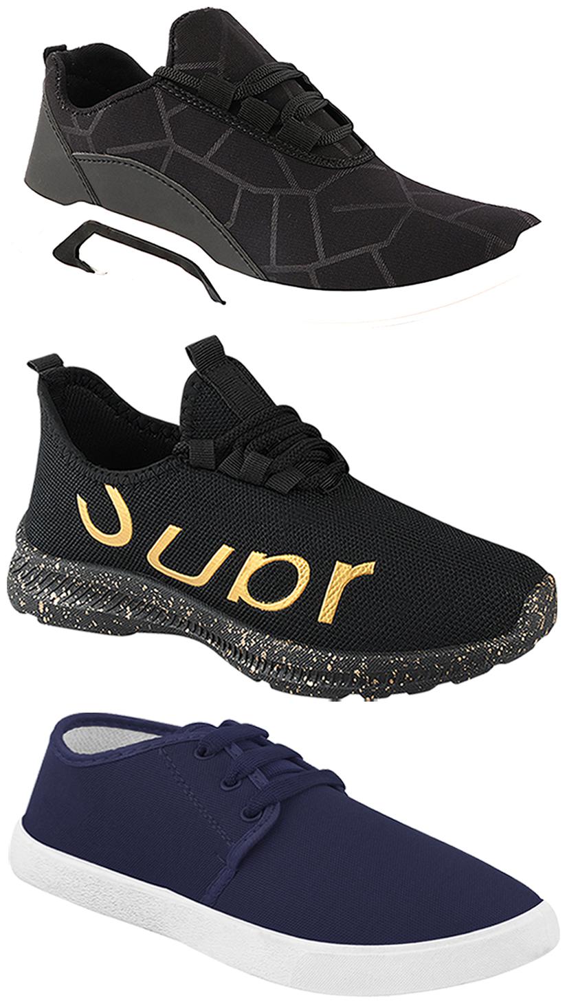 

Birde Men Multi-Color Casual Shoes - BRD-300-BLK-1078-368