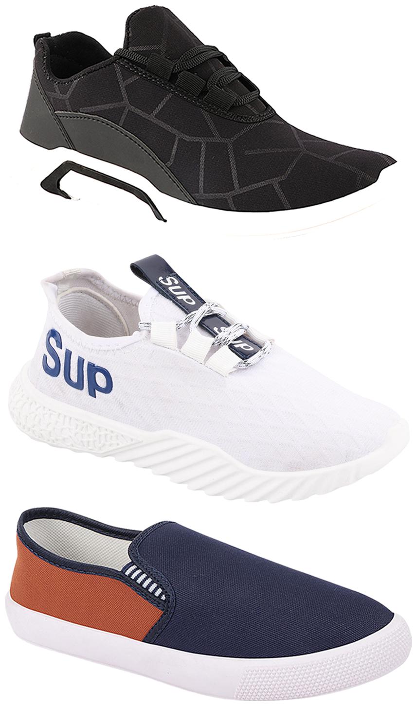 

Birde Men Multi-Color Casual Shoes - CASUAL SPORTS SNEAKERS RUNNNING SHOES - BRD-300-BLK-309-TAN-385
