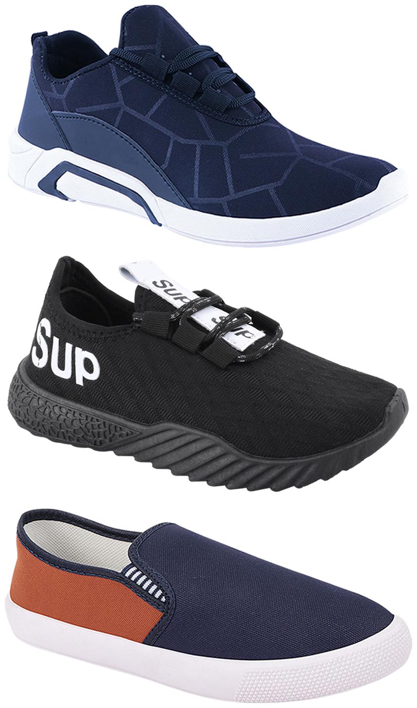 

Birde Men Multi-Color Casual Shoes - CASUAL SPORTS SNEAKERS RUNNNING SHOES - BRD-300-BLU-309-TAN-384