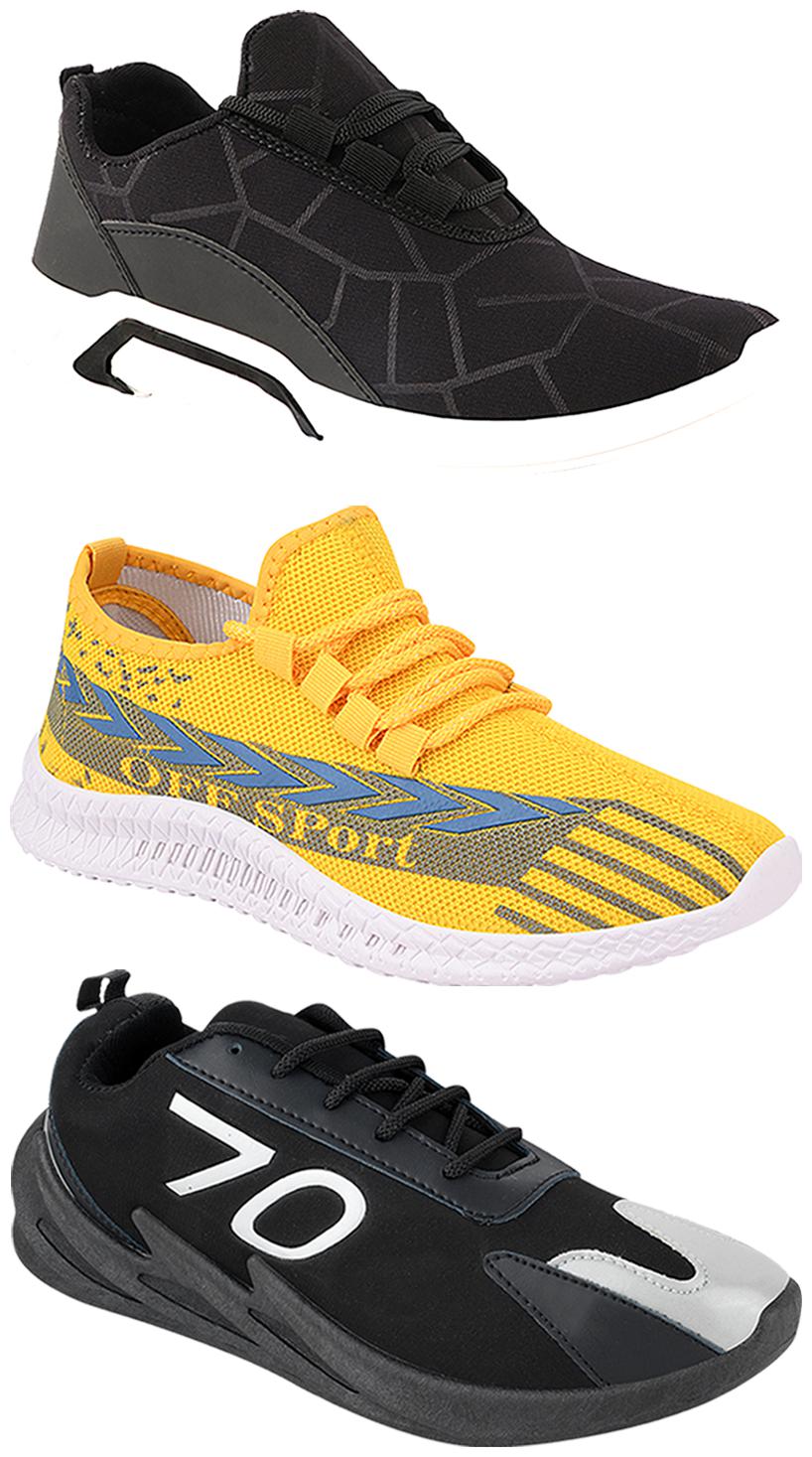 

Birde Men Multi-Color Casual Shoes - CASUAL SPORTS SNEAKERS RUNNNING SHOES - BRD-300-BLK-316-350