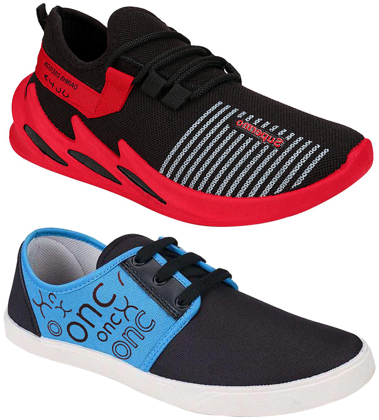 

Birde Men Multi-Color Casual Shoes - BRD-370-ON8-BLU