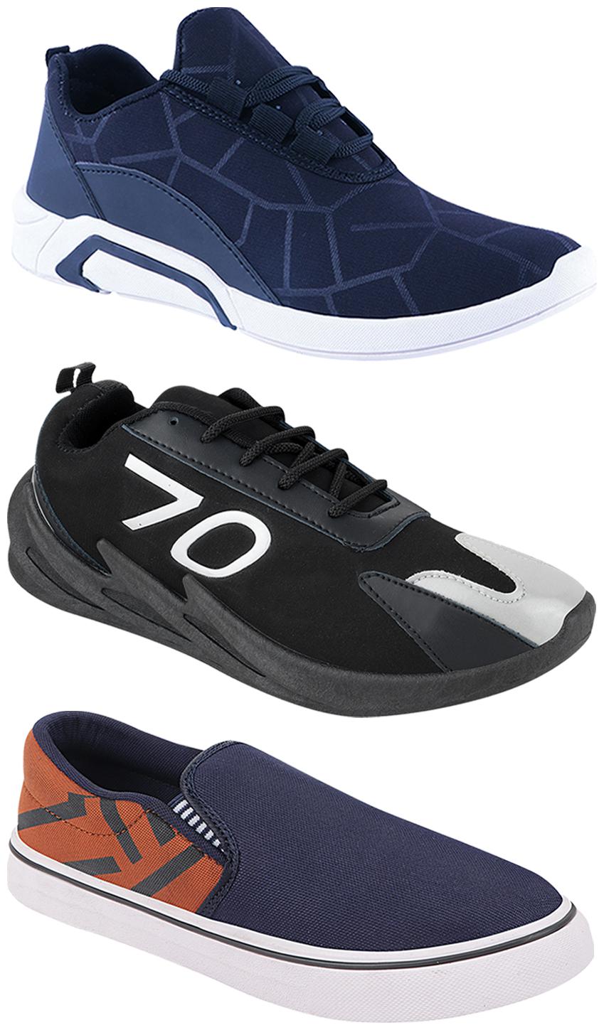 

Birde Men Multi-Color Casual Shoes - CASUAL SPORTS SNEAKERS RUNNNING SHOES - BRD-300-BLU-308-TAN-350