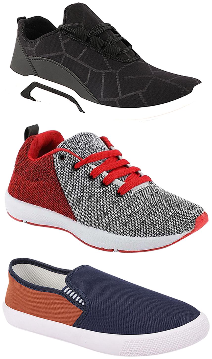 

Birde Men Multi-Color Casual Shoes - BRD-300-BLK-309-TAN-222