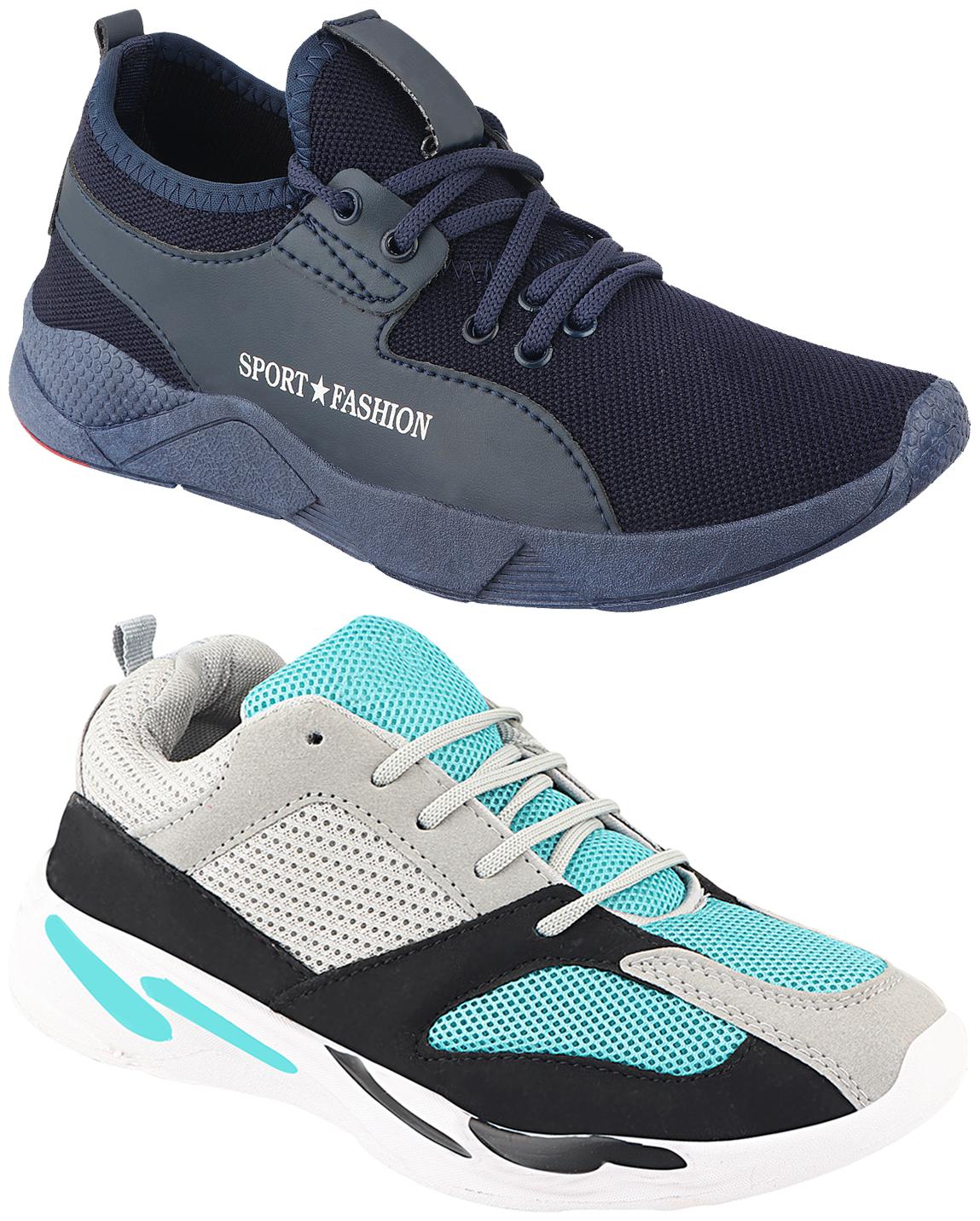 

Birde Multicolor Mesh Casual Shoes For Men (Pack of 2)