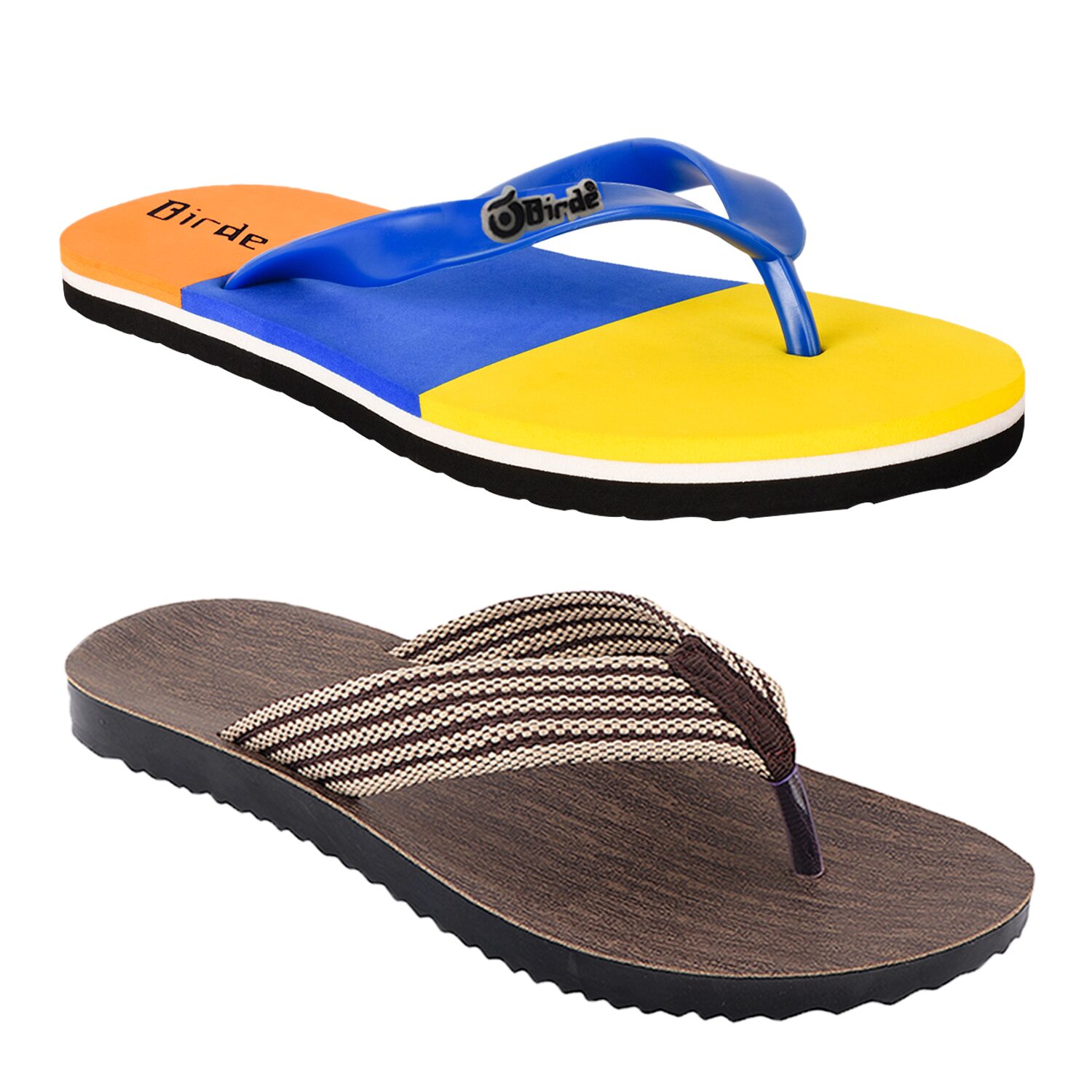 

Birde Men Multi Flip-Flops - 2 Pair