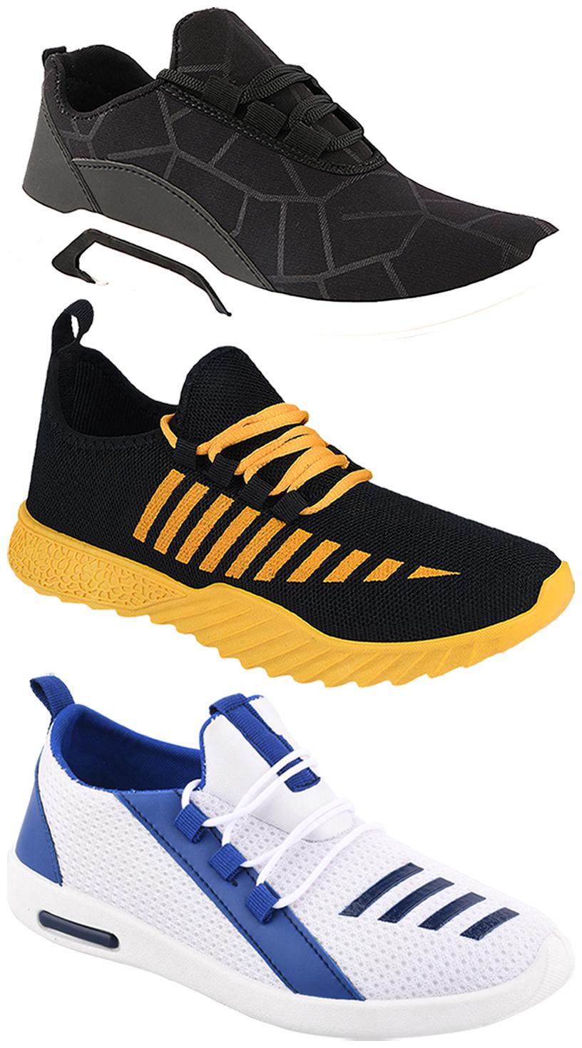 

Birde Men Multi-Color Casual Shoes - BRD-300-BLK-360-375