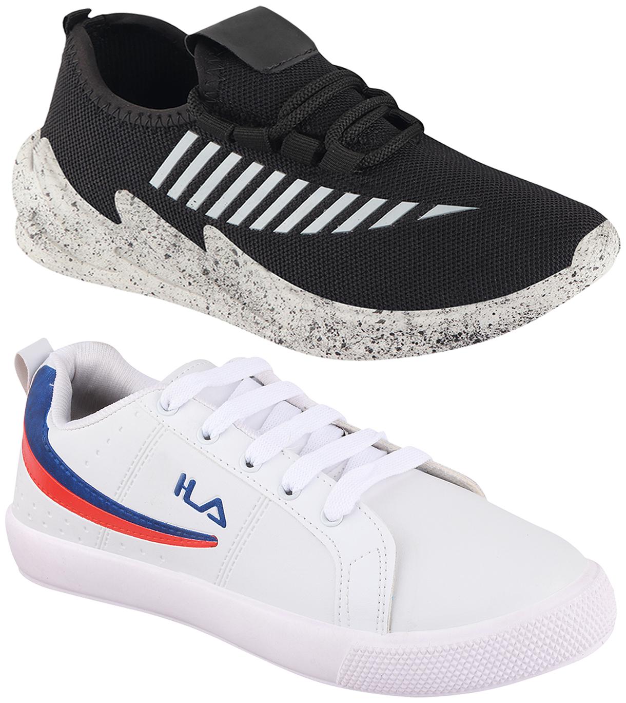 

Birde Multicolor Synthetic Casual Shoes For Men (Pack of 2)