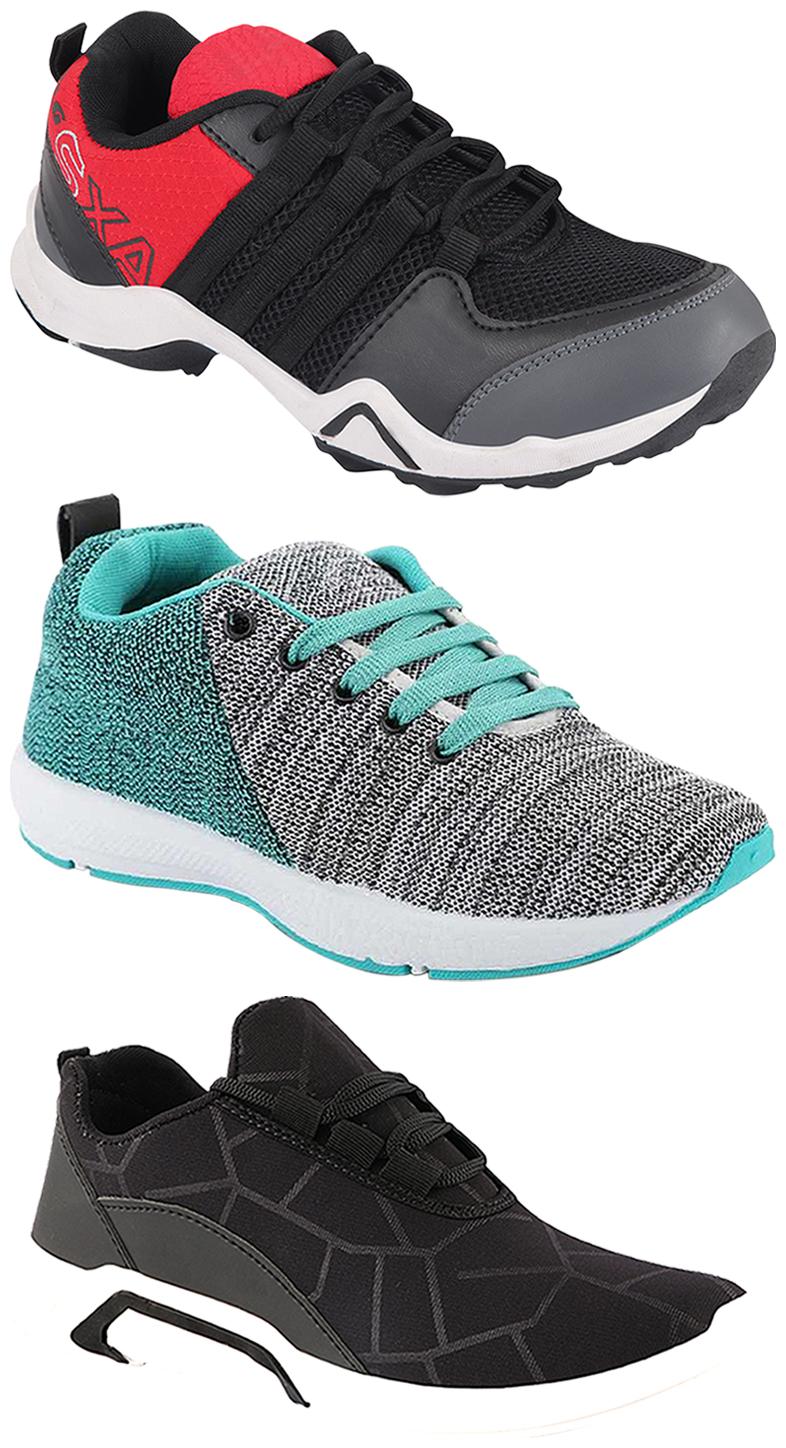 

Birde Men Multi-Color Casual Shoes - CASUAL SPORTS SNEAKERS RUNNNING SHOES - BRD-300-BLK AX-2-221
