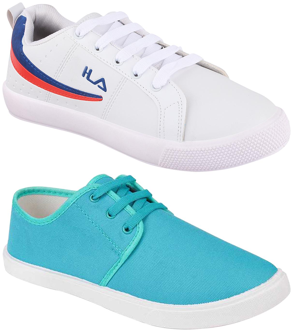 

Birde Multicolor Synthetic Casual Shoes For Men (Pack of 2)