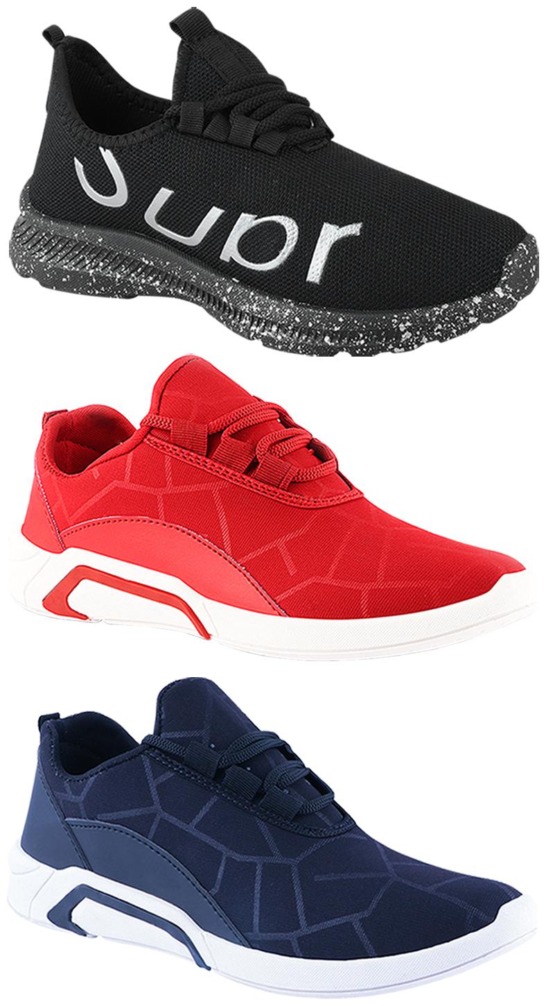 

Birde Men Multi-Color Casual Shoes - BRD-300-BLU-300-RED-369