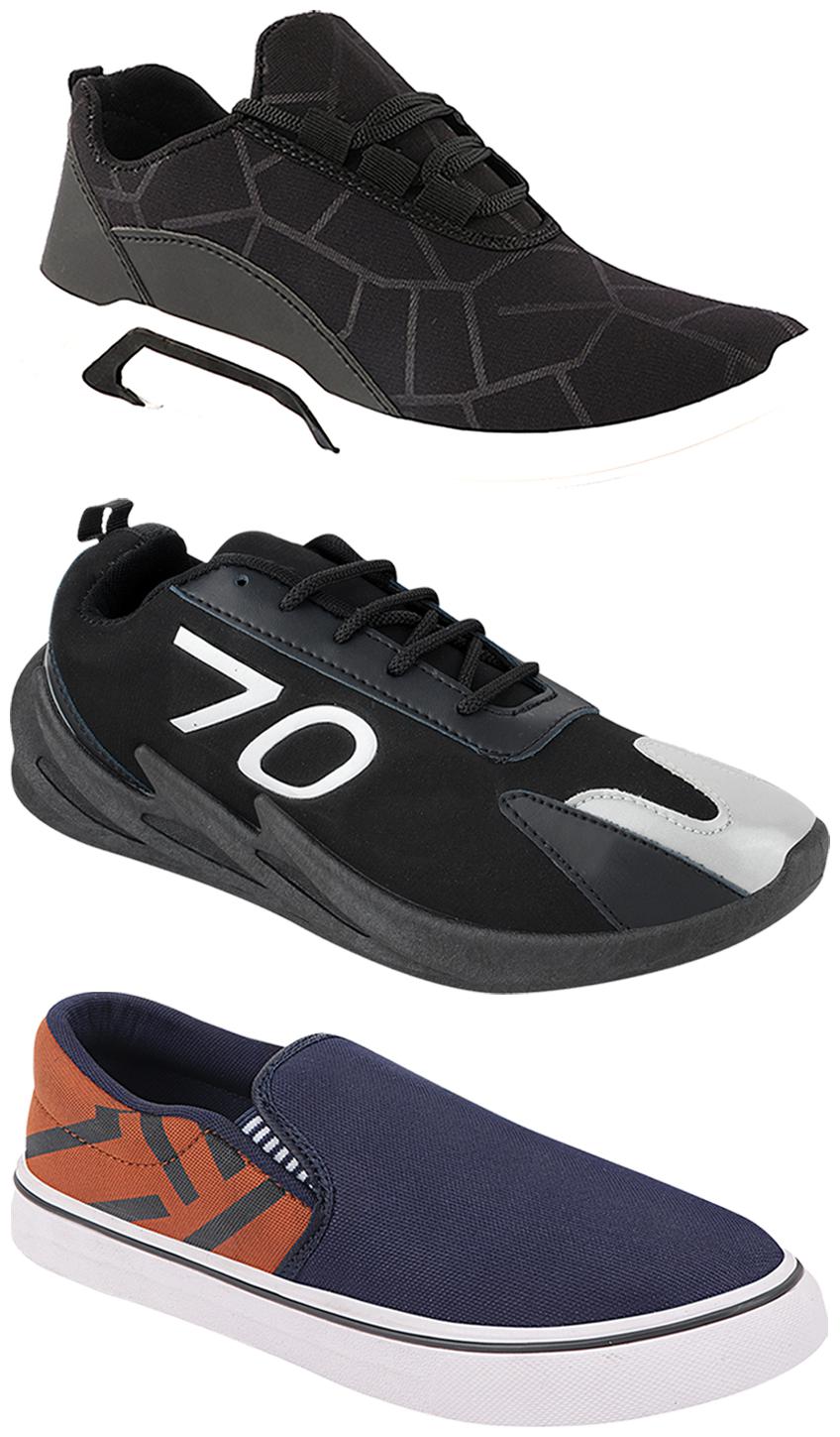 

Birde Men Multi-Color Casual Shoes - CASUAL SPORTS SNEAKERS RUNNNING SHOES - BRD-300-BLK-308-TAN-350