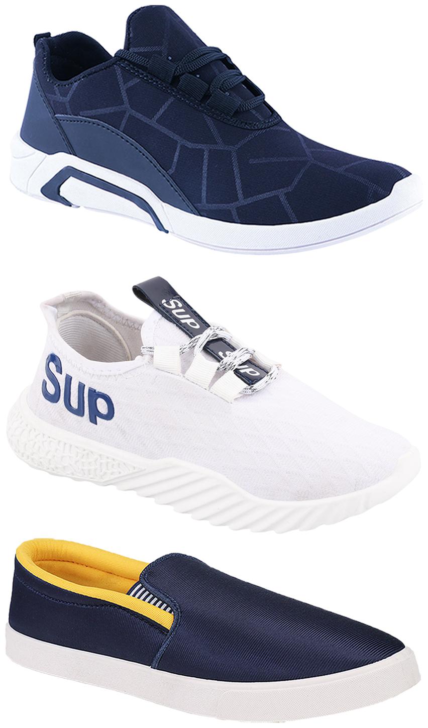 

Birde Men Multi-Color Casual Shoes - CASUAL SPORTS SNEAKERS RUNNNING SHOES - BRD-300-BLU BIRDE-52-385