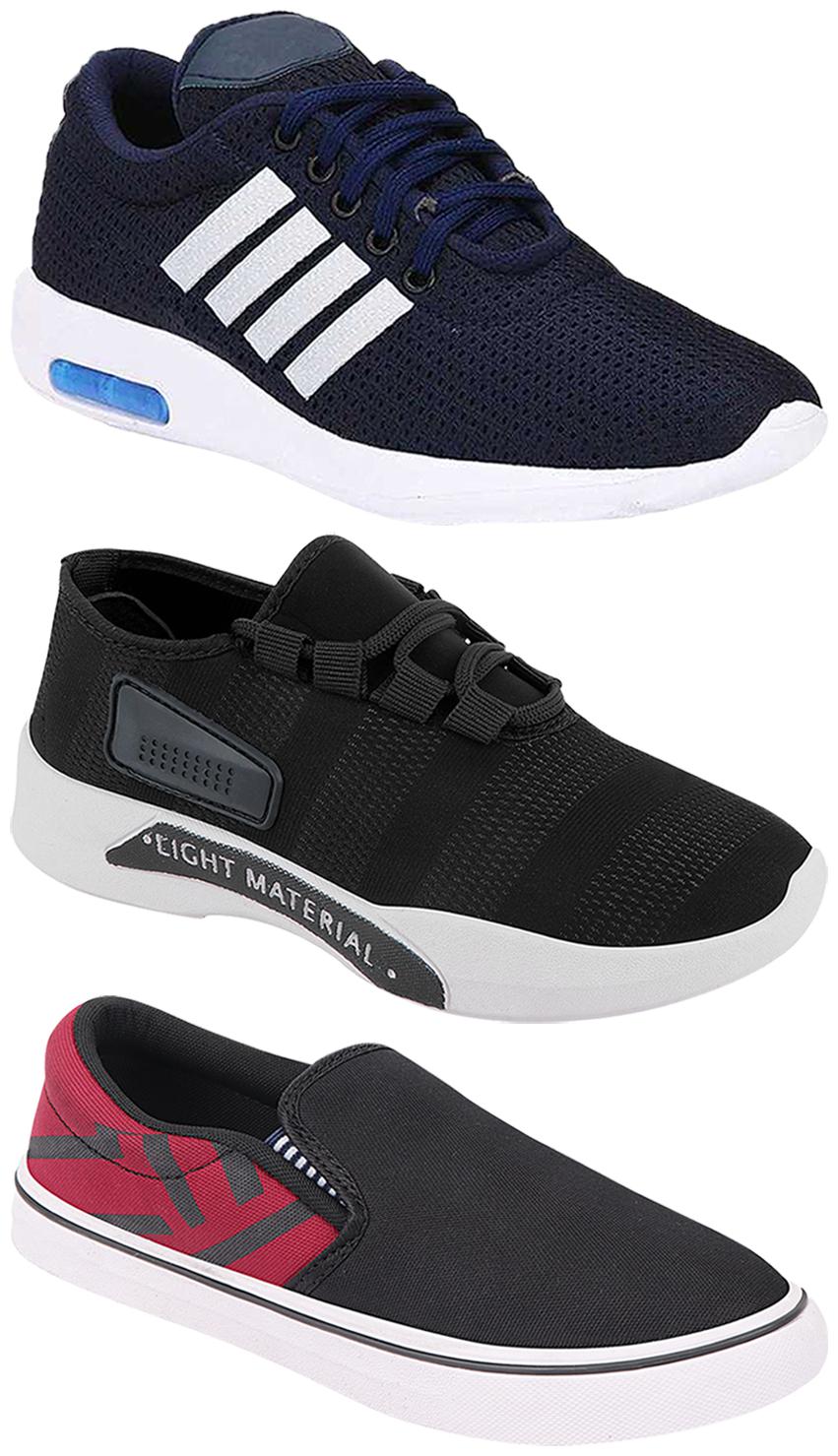 

Birde Men Multi-Color Casual Shoes - BRD-304-BLU BRD-301-BLK BRD-308-MRN