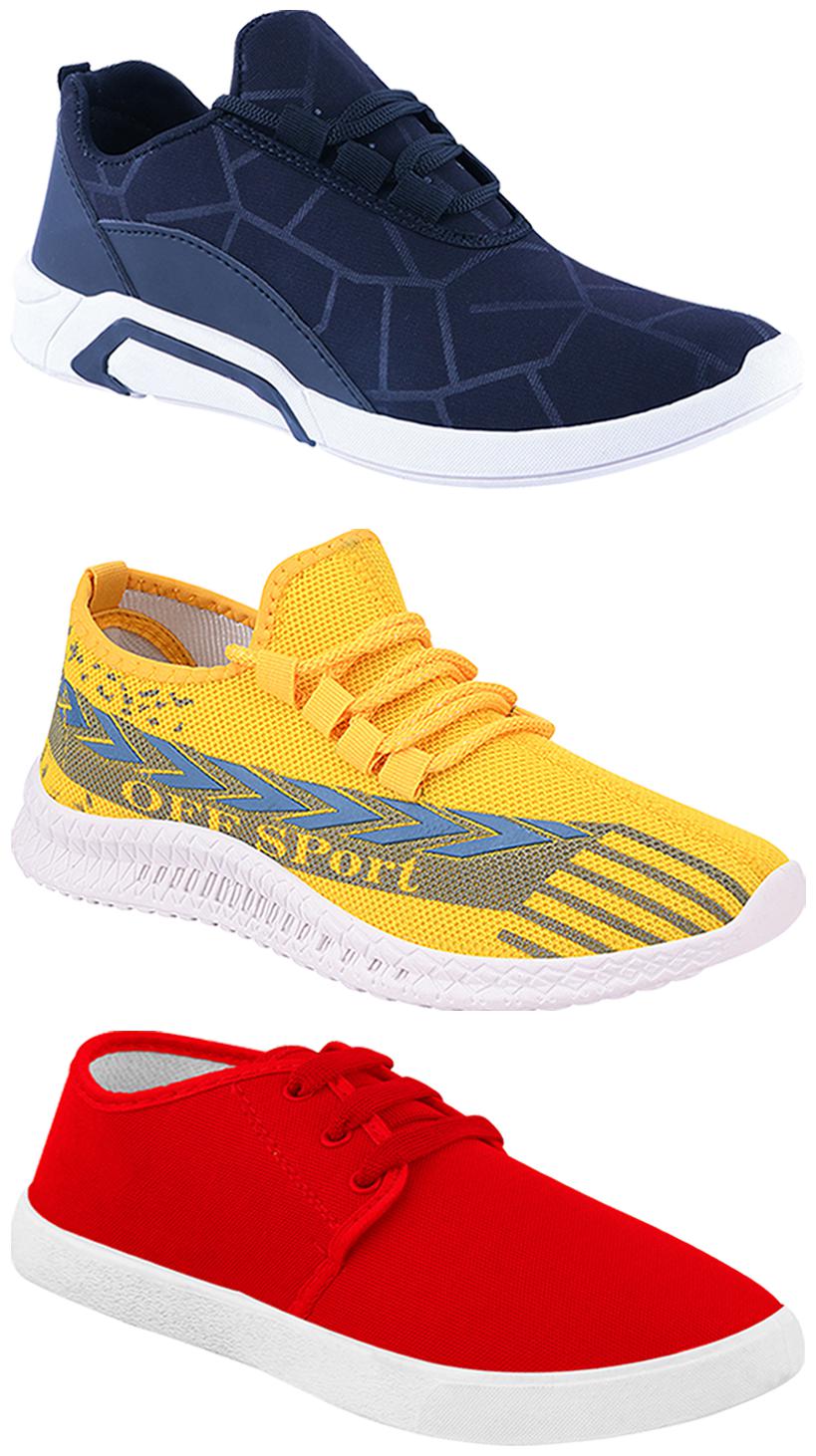 

Birde Men Multi-Color Casual Shoes - BRD-300-BLU-1077-316