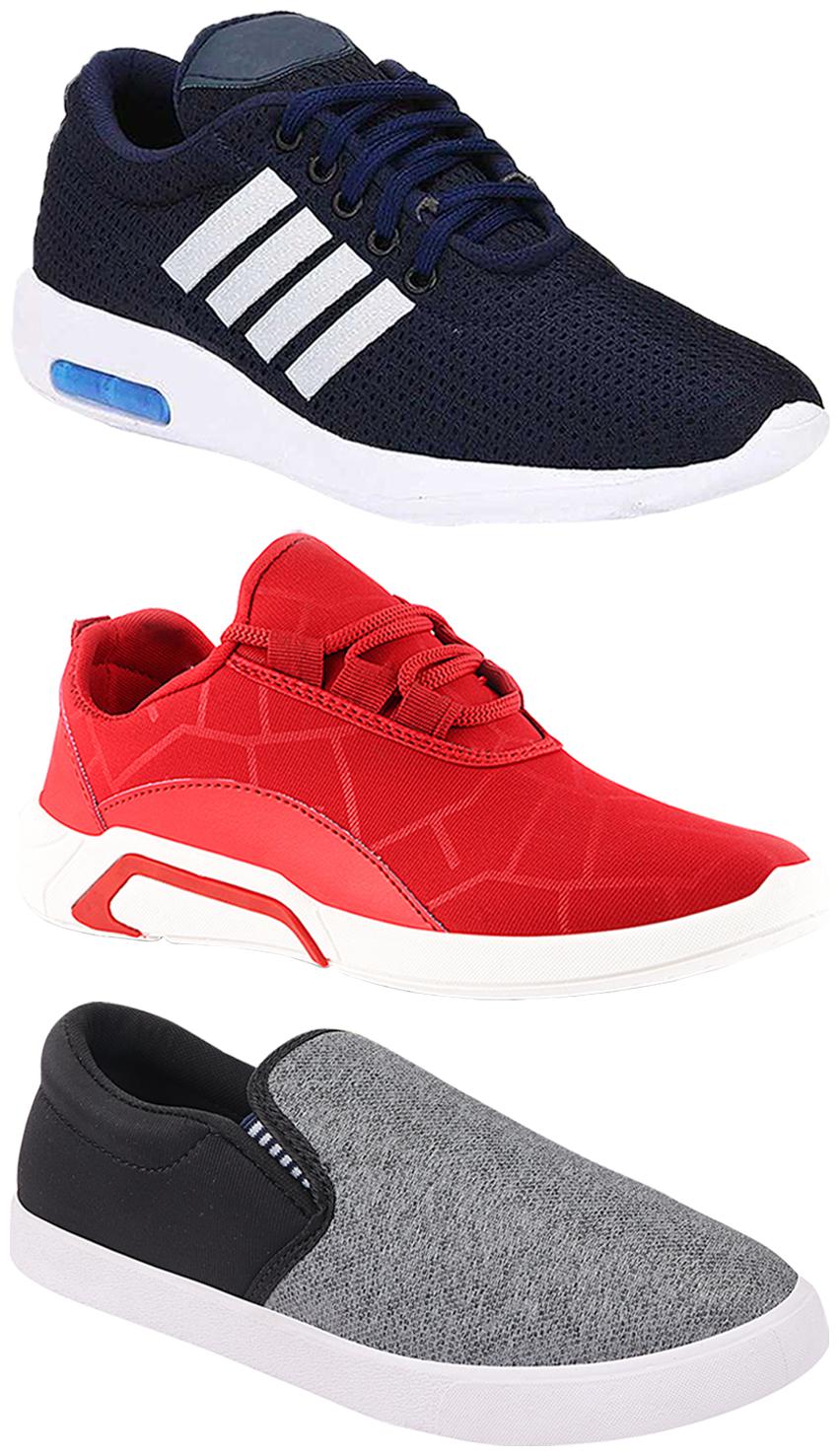 

Birde Men Multi-Color Casual Shoes - BRD-304-BLU BRD-300-RED BRD-310-SLVR