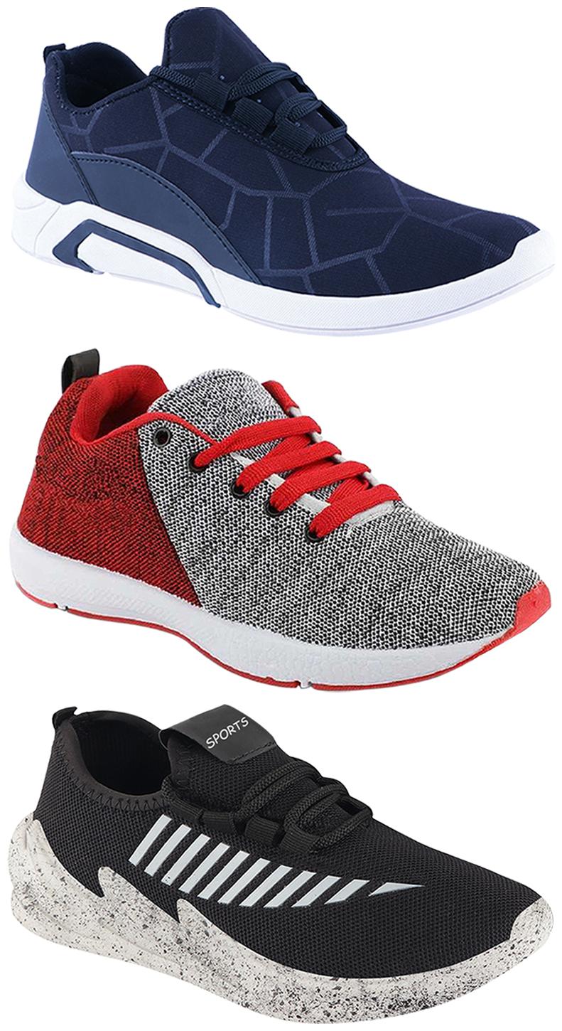 

Birde Men Multi-Color Casual Shoes - BRD-300-BLU-324-GRY-222