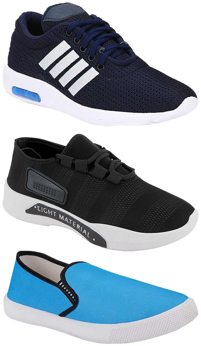 

Birde Men Multi-Color Casual Shoes - BRD-304-BLU BRD-301-BLK BRD-309-SKY