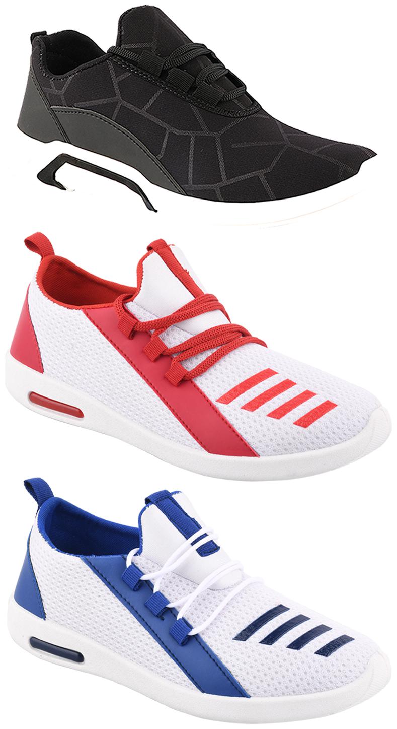 

Birde Men Multi-Color Casual Shoes - BRD-300-BLK-374-375