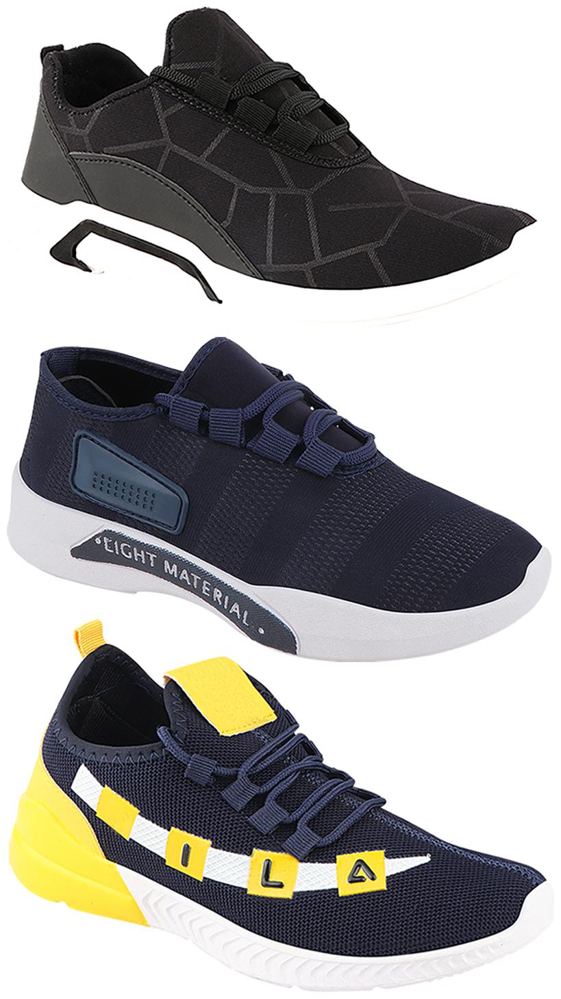 

Birde Men Multi-Color Casual Shoes - CASUAL SPORTS SNEAKERS RUNNNING SHOES - BRD-300-BLK-301-BLU-330